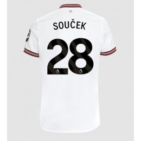 West Ham United Tomas Soucek #28 Borta Kläder 2023-24 Kortärmad